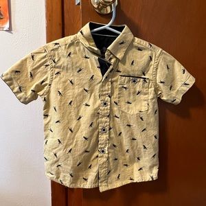 5/$20 Sale💙 Dinosaur bottom down short sleeve